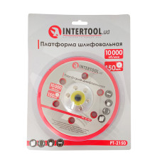Платформа для шліф. машинки INTERTOOL PT-2150 (M8, D150мм) 6 отв.