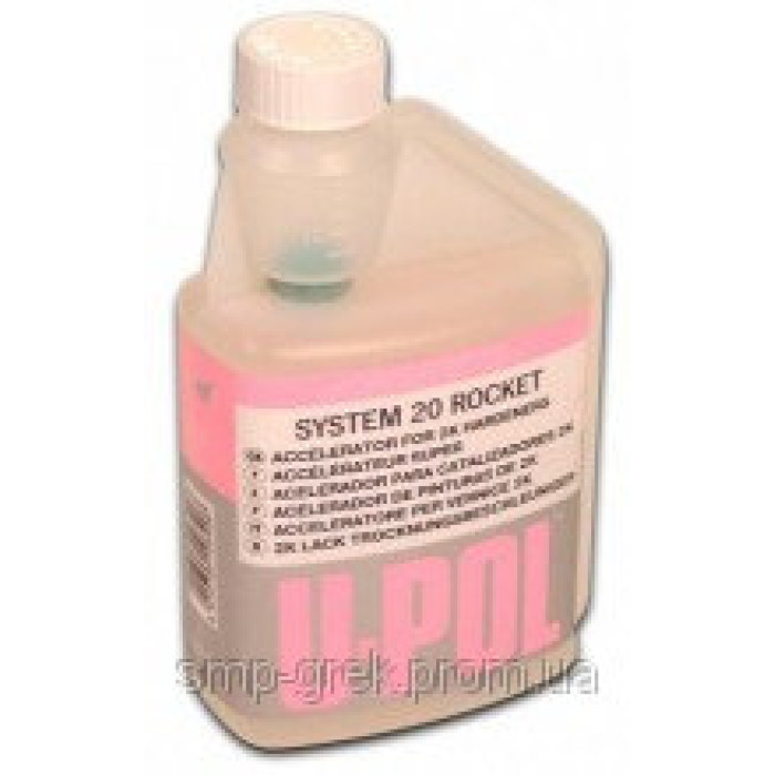 Прискорювач сушки для затверджувачів U-POL ROCKET , 2К лаків і фарб 0.250л ціна за 1 л
