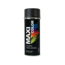 Фарба аерозольна MAXI COLOR RAL 9005 Glossy чорна глянсова 400мл (арт. МХ9005)