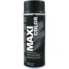 Грунт акриловый черный в аэрозоле 400 мл MAXI COLOR (арт. МХ0004)