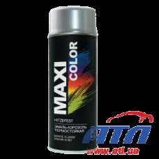 Фарба жаростійка в аерозолі MAXI COLOR 400мл Срібляста