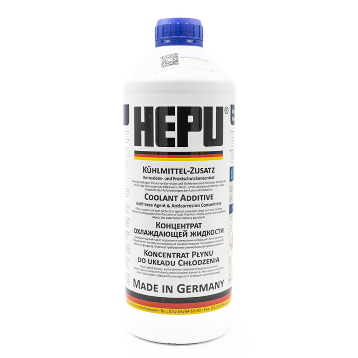 Концентрат антифриза HEPU синій 1,5л\50 oz. (P999)