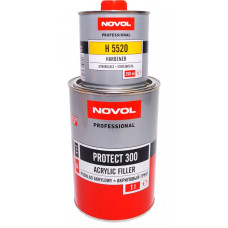 Грунт акриловий NOVOL PROTECT300 4+1, (1л.+затв.0,25л.) Чорний 