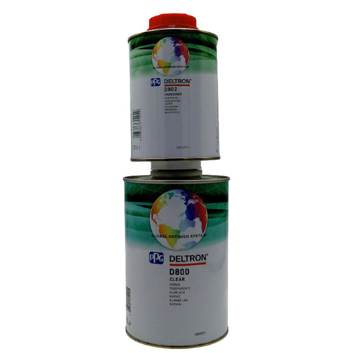 Купити Лак акриловий PPG Deltron D800 MS із затверджувачем Deltron LS D802 (арт.D800/E1\D802) в Україні