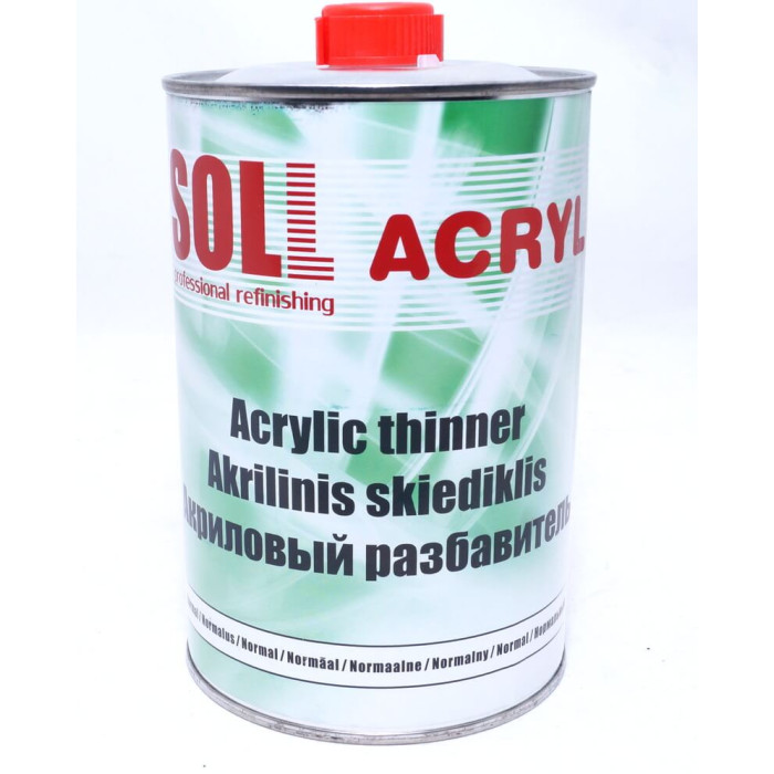 Купити Розчинник акриловий SOLL Acrylic thinner 1л в Україні