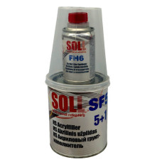 Грунт акриловий SOLL SF5 5+1 HS, (0,75л.+затв.0,15л.) Темно-сірий