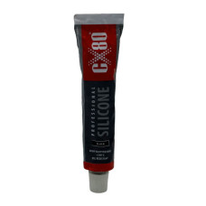 Герметик силіконовий темп.стійкий CX80 Silicone Profesional +380* С 80 мл (тюбик) Чорний