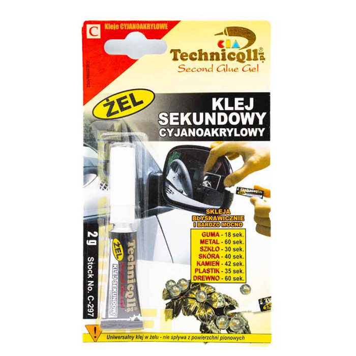 Купити Клей секундний гель Technicqll 2гр в Україні.
