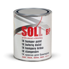 Фарба структурна для бампера SOLL 1л Чорна (3шт / уп)