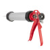 Пістолет для силікону, туба INTERTOOL HT-0025, 420/300 мл