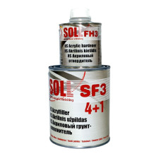 Грунт акриловий SOLL SF3 4+1 HS, (1л.+затв.0,25л.) Темно-сірий 