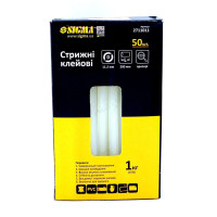 Стрижні клейові Ø11.2×200мм 50шт 1кг (прозорі) SIGMA (2711011) (ціна за 1 стрижень / продаж поштучно)