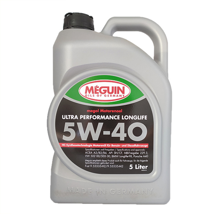 Мастило MEGUIN ULTRA PERFOMENCE LONGLIFE 5W-40 5л