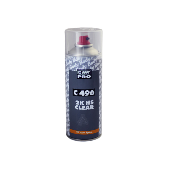 Лак акриловий в аерозолі BODY С496 HS Clear 400 мл