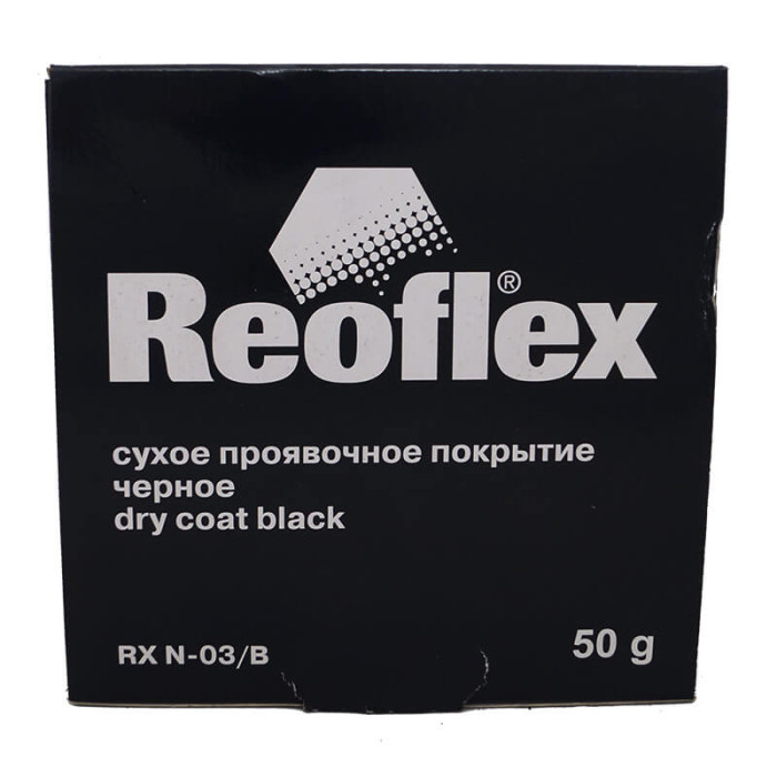 Купити Cухе проявальне покриття Reoflex чорне 50 г (RX N-03/B) в Україні