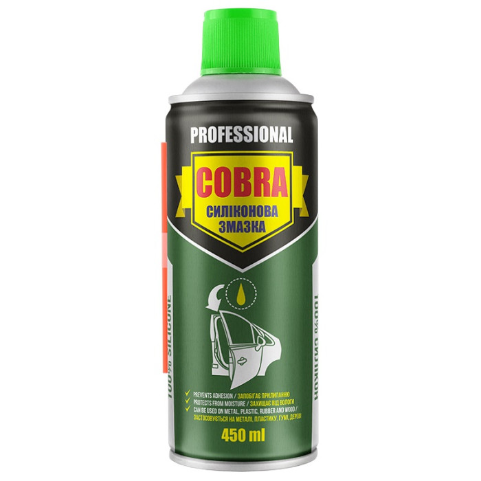 Купити Силіконове мастило NOWAX SILICONE SPRAY COBRA NX45200 450мл в Україні