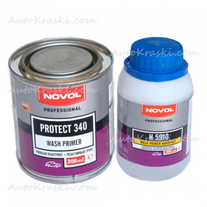 Купити Грунт реактивний NOVOL PROTECT 340 0.2 ml+затверджувач H5910 в Україні