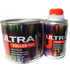 Грунт акриловий NOVOL Ultra Line Fuller 100 5+1, (0,40л.+затв0,08л.) Чорний (6)