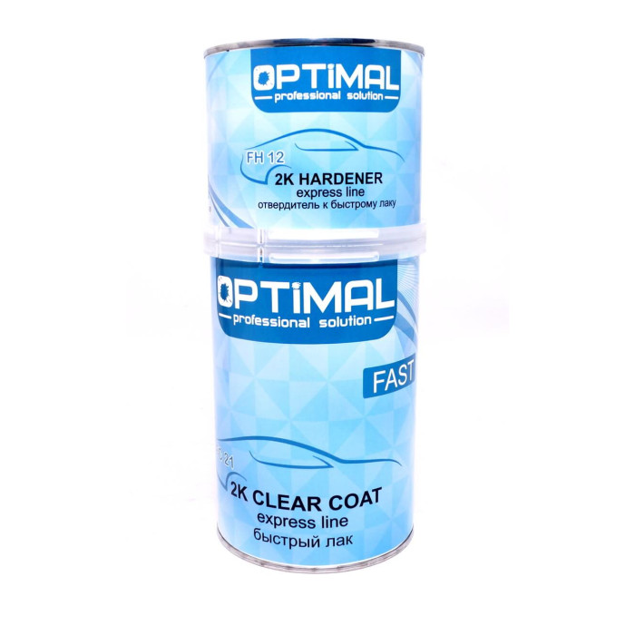 Лак акриловий OPTIMAL Express Liner 2:1 швидкий + затвердник 1.5 л FC 21 (6)
