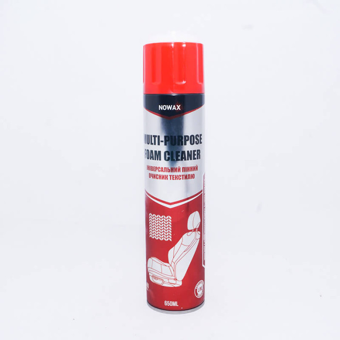 Купити Пінний очищувач текстилю NOWAX Multi-Purpose Foam Cleaner (NX65000), 650 мл.