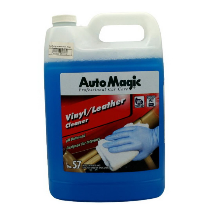 Очисник шкіри та вініла Auto Magic Vinyl/Leather Cleaner №57 3,785 л. ціна за 1 літр