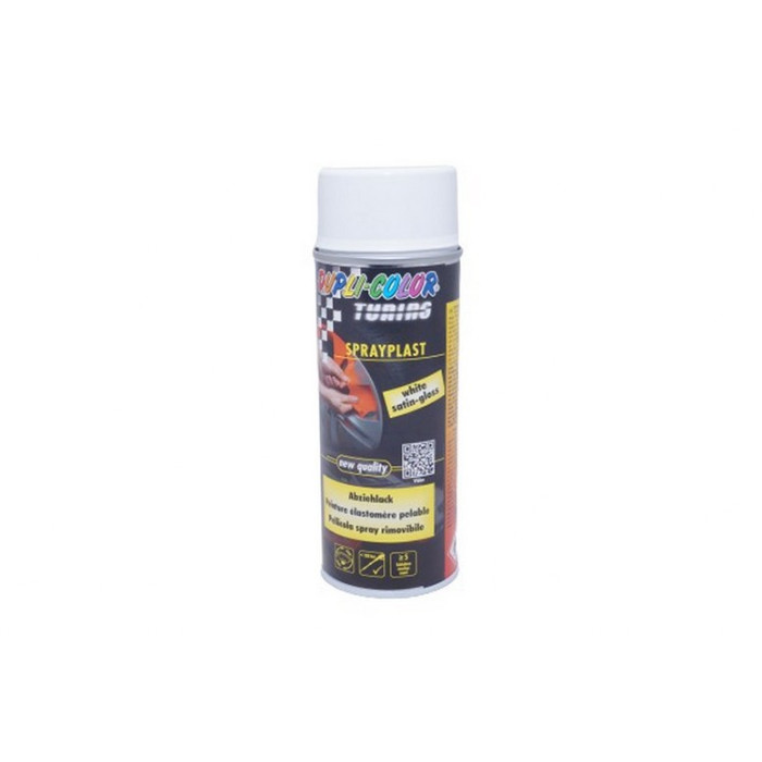 Купити Фарба Dupli-Color із ефектом рідкої гуми біла глянсова, 400мл (арт. 388057) в Україні