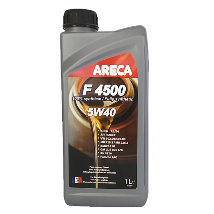 Купити Олія моторна Areca F4500 5W-40, 1 л в Україні