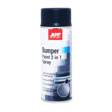 Краска бамперная структурная в аэрозоле Bumper paint APP черная 400мл (020811)