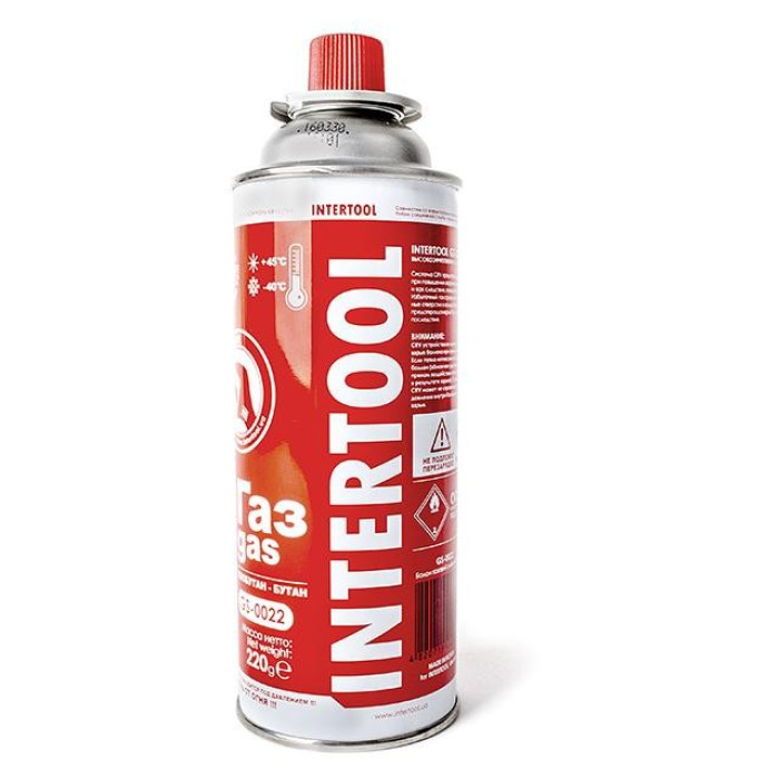 Купити Балон газовий 220 г INTERTOOL GS-0022 в Україні