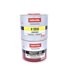 Грунт епоксидний NOVOL PROTECT360 (1+1 & 4+1) 0,4л + затв. 0,4л H5950 Сірий (6 шт)