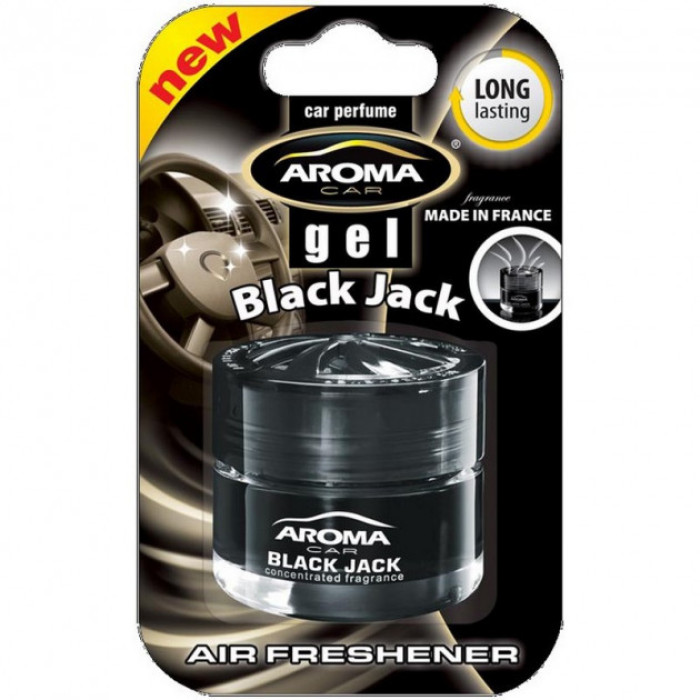 Ароматизатор Aroma Car Gel Black Jack Блек джек 63172 в Україні.