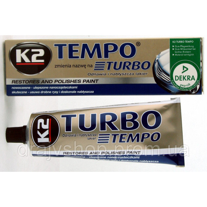 Паста для полірування кузова авто K2 TEMPO 120 р.в.