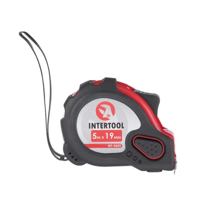 Рулетка INTERTOOL 5м х 19мм (Магніт)