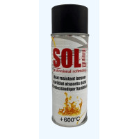 Фарба термостійка чорна 600 ° C 400 мл SOLL (арт. S700012)