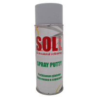 Шпаклівка в аерозолі SOLL 400мл (сіра)