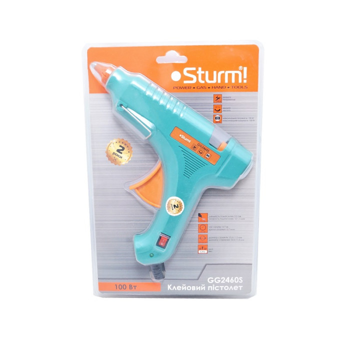 Пістолет клейовий Sturm, блістер