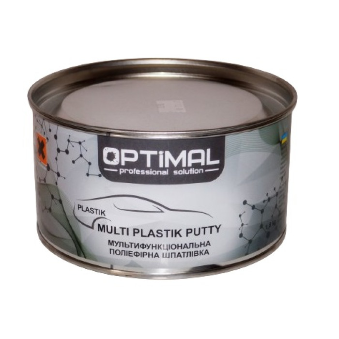 Шпаклівка для пластика OPTIMAL Multii-Plastic, 1.8 кг