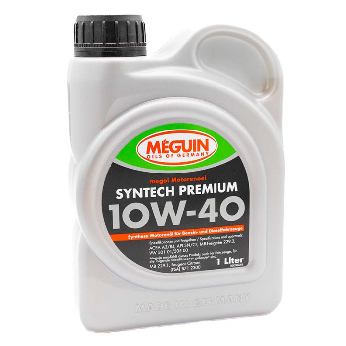 Мастило MEGUIN SYNTECH PREMIUM 10W-40 4339 1л