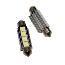 Лампа світлодіодна T11 - (42mm) 32140 / AC C5W 4SMD 5050 CAN