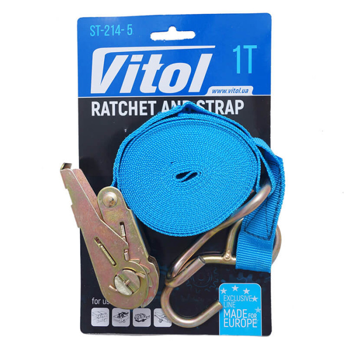 Ремінь стяжний VITOL 25*5m