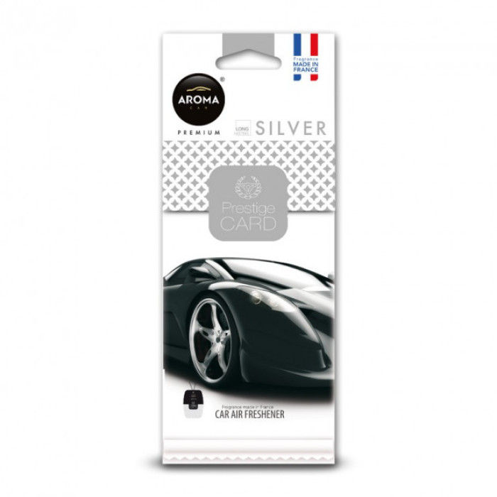 Ароматизатор Aroma Car Prestige Card Silver 92665 в Україні.