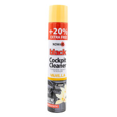 Поліроль пластику NOWAX Black Cockpit Cleaner ваніль NX00701 750мл