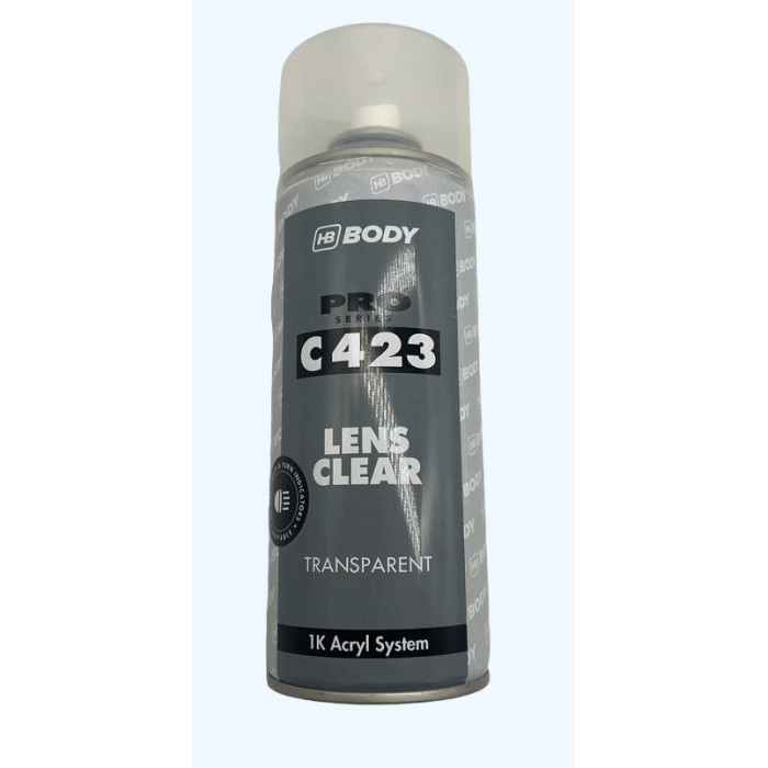 Лак для фар в аерозолі Body LENS CLEAR 400мл