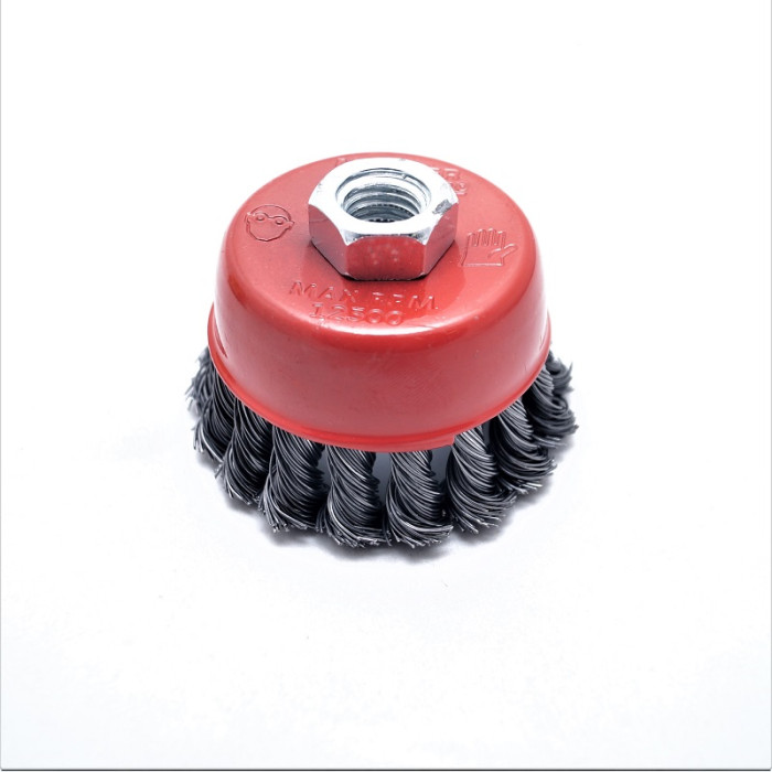 Купити Щітка торцева Mastertool D85 мм, M14, плетена (19-7008) в Україні
