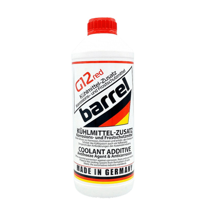 Купити Антифриз концентрат Barrel червоний G12 (1.5 л/1.7 кг) (арт. BRO-G12) в Україні