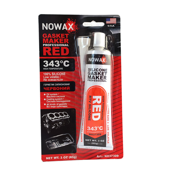 Купити Герметик NOWAX GASKET MAKER RED NX37309 85г в Україні