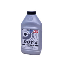 Тормозная жидкость DOT-4, 0,5л LUXE (серая)