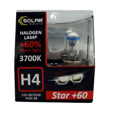 Галогенна лампа Solar H4 12V 60/55W P43t-38