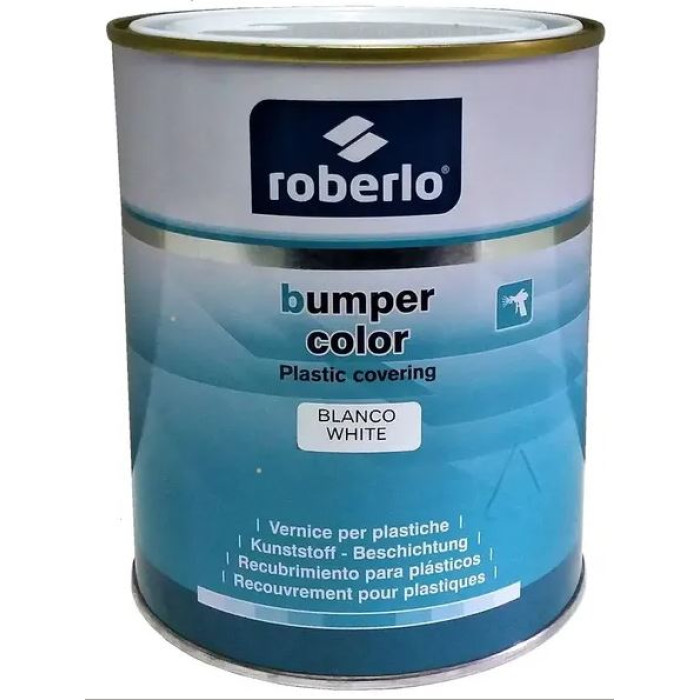 Купити Фарба структурна біла для бампера 1л ROBERLO BC-40 (арт. 44841/61159) в Україні