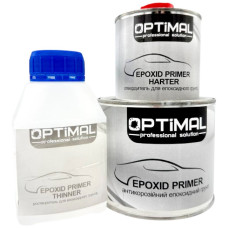 Грунт епоксидний OPTIMAL 2+1 0,5л + затв. 0,25л + розч.0,25л Сірий